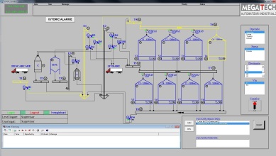 Aplicatie SCADA monitorizare silozuri